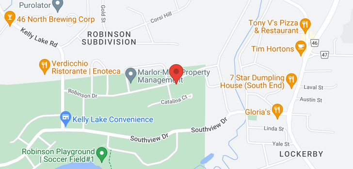 map of 711 ROBINSON Drive